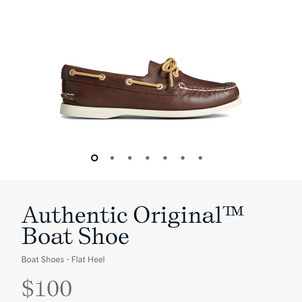 Authentic Original Brown Boat Shoes